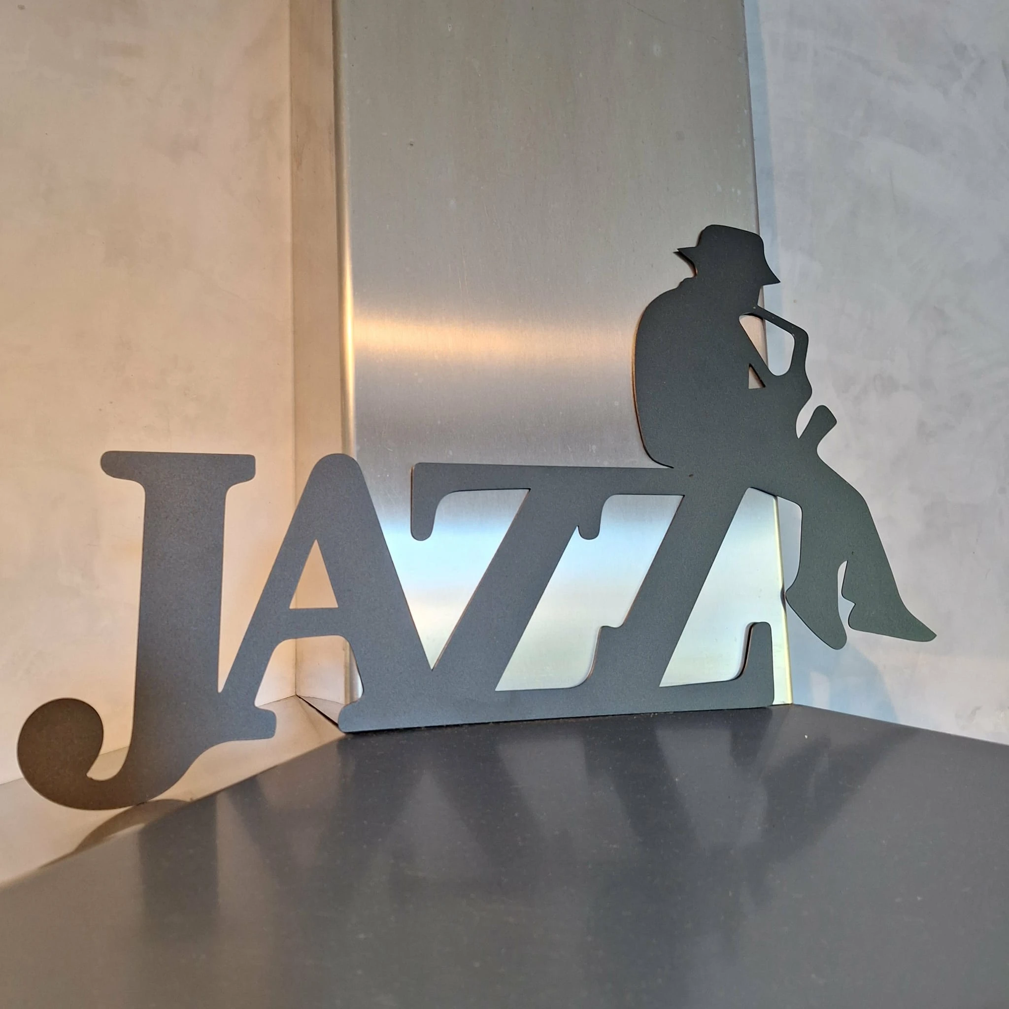 Jazz muurdecoratie 50 CM! Van metaal – photo 4
